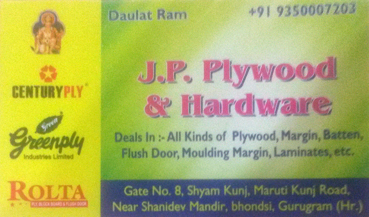 J. P. Plywood & Hardware